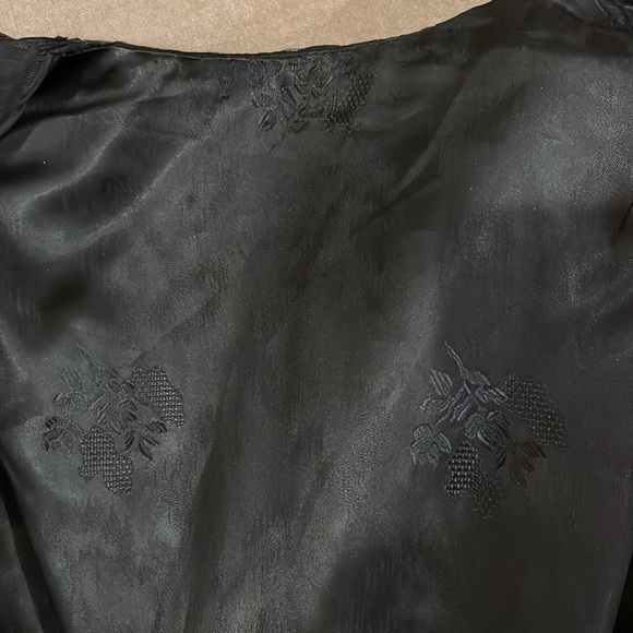 Vintage Black Ribbon Jacket Large - Picture 7 of 14